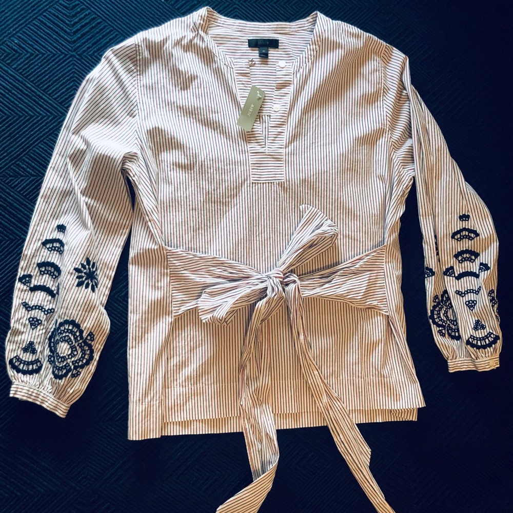Jcrew peasant top